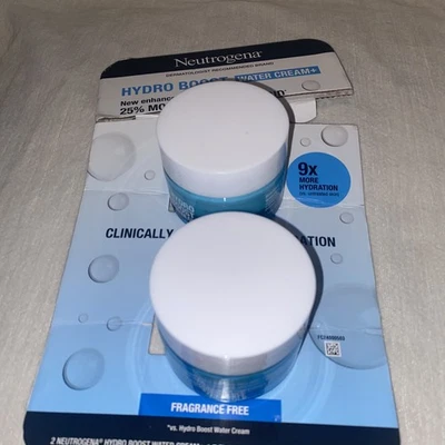 Neutrogena Hydro Boost Water Cream 9x More Hydration 1.7 fl oz (50ml) x 2 - Image 1 of 4