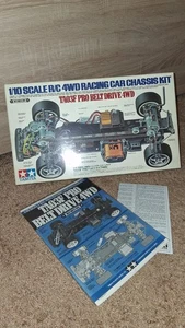 Tamiya TA03 F PRO BELT DRIVE 4WD NUR! KARTON MIT BESCHREIBUNG ! - Bild 1 von 5