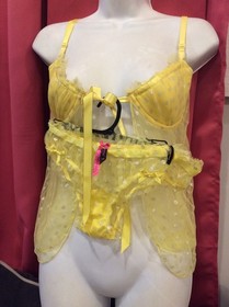 Vintage 2007  Victoria Secret Sexy Little Things  Babydoll  Set Size S/M 34C