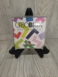 GeoBrix by Brainwright W/ Solution Booklet Solve Build Create Puzzle for Ages 8+ - Picture 1 of 3