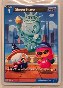 Gingerbrave - Cookie Run Braverse TCG 2025 Gen Con Exclusive Promo Card SEALED - Picture 1 of 1