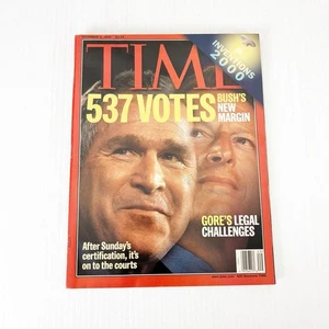 Vintage Time Magazine December 4 2000 George W Bush Al Gore - Bild 1 von 3