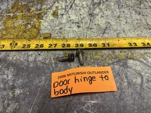 03-06 OUTLANDER Door Hinge To Body Bolts Set Of 2 - Picture 1 of 12