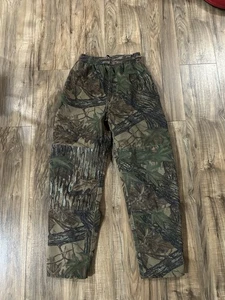 Cabelas Dry Plus Insulated Camo Pants Mens Size M Heavy Made in USA Vintage Mint - Picture 1 of 12