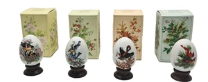 Huevo de porcelana Avon Four Seasons serie primavera/verano/otoño/invierno vintage 1984 - Imagen 1 de 3