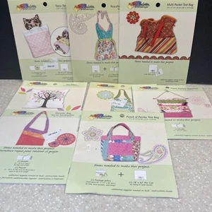 8 Patterns Sew Fun Bag Tote Pillow Apron Organizer Kitty - Picture 1 of 9