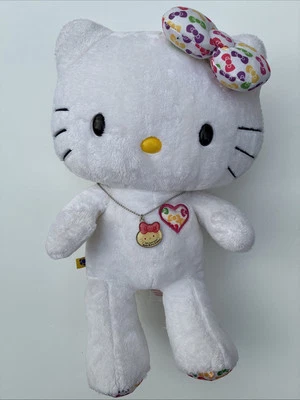 Hello Kitty Build A Bear 2009 35th Anniversary Colors Limited Edition With Bow - Image 1 of 4