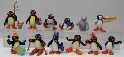 Pingu-Bullyland Bully Pinguin Figur ca. 4,5-7,5 cm h - Bild 1 von 3
