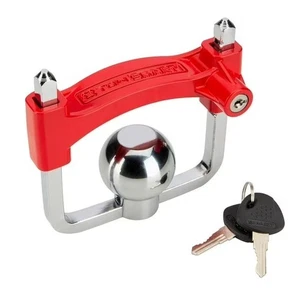 Tow Smart Automatic Chrome Coupler Lock Fits most 1-7/8", 2", 2-5/16" Couplers - Picture 1 of 5