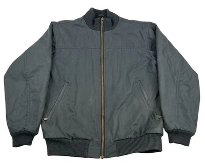 Vintage Filson Men's Size Medium Waxed Cotton Wool Lined Jacket Style 10069 Blue - Image 1 of 4