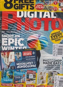 DIGITAL PHOTO MAGAZINE UK MONTHLY JAN 2014, No.1 FOR PHOTOSHOP & CAMERA SKILLS. - Foto 1 di 1