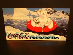 1996 - Coca~Cola, "Polar Bears" - "Widevision" - "Subset Chase Card" - PB-5. - Bild 1 von 2
