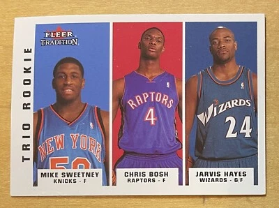 Chris Bosh/Chris Kaman/Darko Milicic 2003-04 Fleer Tradition Trío Novato #295 Casi Nuevo Foto 1 de 2