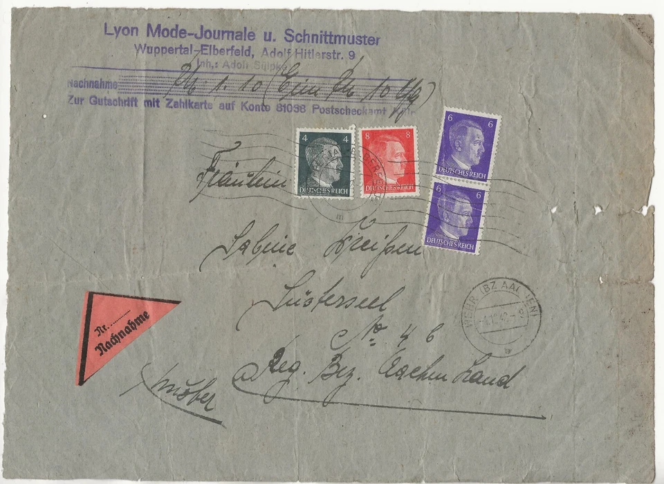 Germany Cover WWII 1942 Front Piece Only - Image 1 of 1