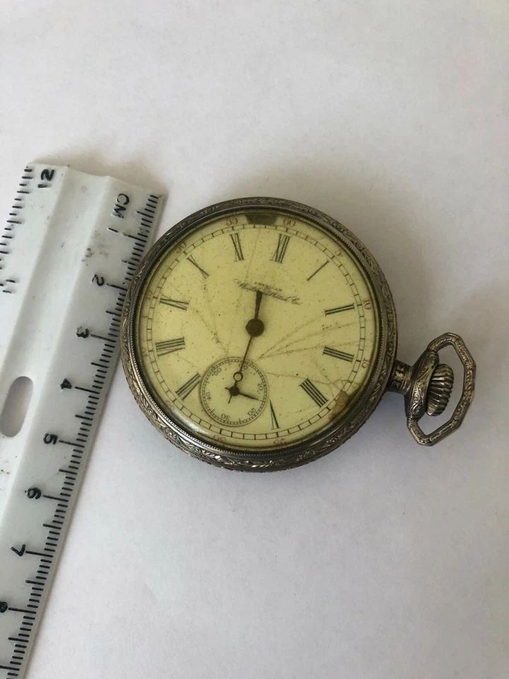 American Waltham Pocket Watch Movement . Made in USA NO WORK FOR PART OR REPAIR - Image 1 of 4