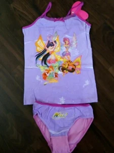Winx Club Girls Camisole and Panty Set Size 3-4/7-8/9-10 Underwear BNWT - Picture 1 of 3