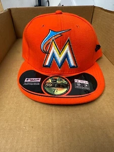 Gorra de béisbol para hombre MLB Florida Marlins New Era 59FIFTY gorra ajustada - Imagen 1 de 5