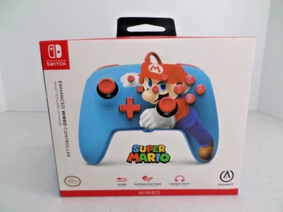 SUPER MARIO Nintendo Switch Enhanced Wired Video Game Controller NEW SEALED - Image 1 of 4