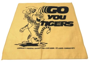 University of Missouri Mizzou "You Go Tigers" Vintage Rallye Schals Bandana Retro - Bild 1 von 4