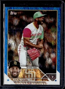 2023 Topps Update Series Blue Foil #US10 - Nick Martinez [/999] - Picture 1 of 2