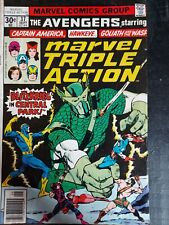 Marvel's Comics The Avengers Marvel Triple Action #37 September 1977