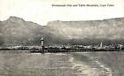South Africa Promenade Pier and Table Mountain Cape Town Vintage Postcard 08.69