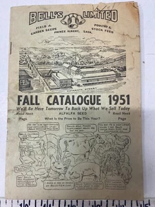 Bell's Limited 1951 Fall Catalog - Vintage Farm Catalog - Picture 1 of 5