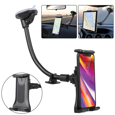 360° Universal Car Windshield Holder Desktop Mount for Cellphone Tablet iPad GPS - Image 1 of 4