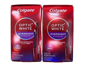 LOT OF 2 Colgate Optic White Overnight Teeth Whitening Gel Pen 2.5ML EXP: 10/25+ - Picture 1 of 1