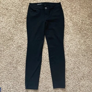 Pantalones ajustados Kut From The Kloth Diana para mujer 8 negros mezcla de rayón logotipo elástico - Imagen 1 de 14