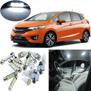 7pcs White LED lights interior package kit for 2009-2013 Honda Fit - Picture 1 of 6