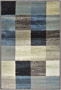 Indoor Area Rug, Neutral Modern Geometric Home Decor for Living Room, Dining, Ki - Picture 1 of 5