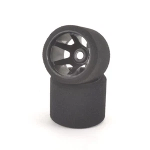 Contact RC JT3-30RA 1/12 Hex Rear Magenta Tire A Foam 30Shore 46mm Bk Wheels (2) - Picture 1 of 3