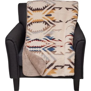 Pendleton White Sand Sherpa Throw Blanket - 50x70” - Brand New with Tags !! - Picture 1 of 2