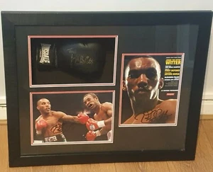 Guante de Boxeo Junior 'The Hitter Witter' Firmado en Cuadro Enmarcado 66 x 55cm - Imagen 1 de 11