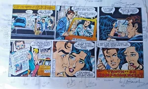 MARVEL SAVIUK SINNOT SPIDER MAN MARY JANE SUNDAY STAN LEE PRODUCCIÓN ARTÍSTICA CERTIFICADO DE AUTENTICIDAD - Imagen 1 de 1