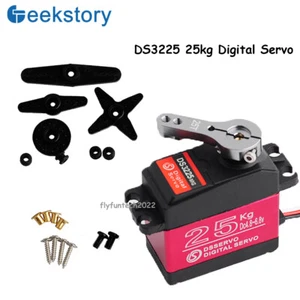 2 un. Servo digital de radiocontrol DS3225 25KG con brazo de bocina servo 25T 270° para radiocontrol de automóvil - Imagen 1 de 5