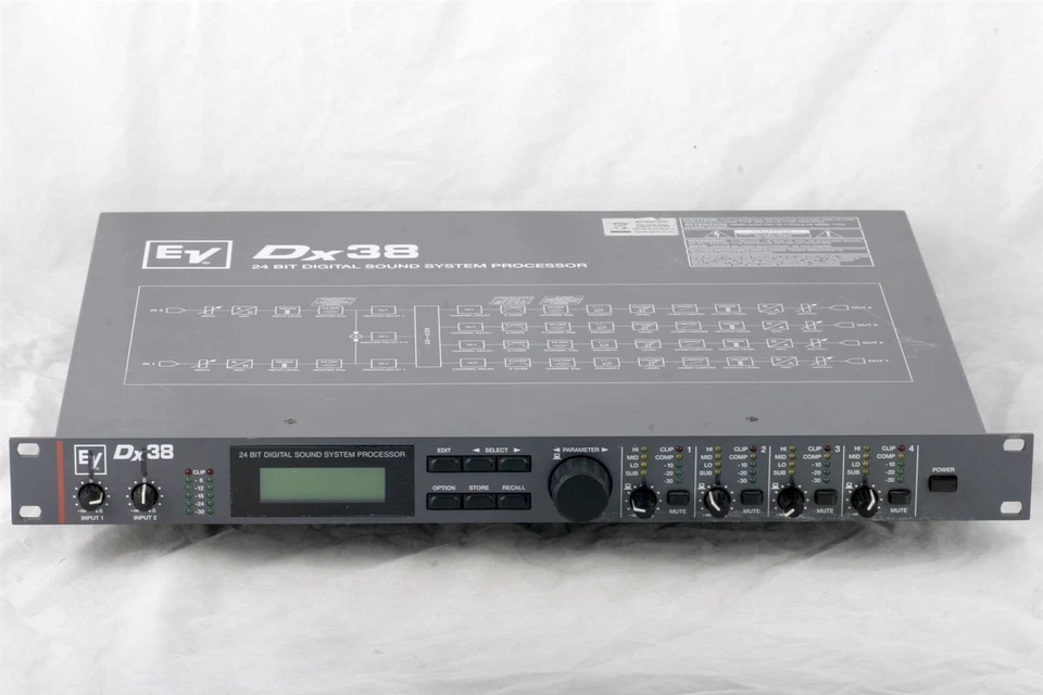 Electro-Voice EV Dx38 Programmable 24 Bit Digital Sound System Processor - Image 1 of 4