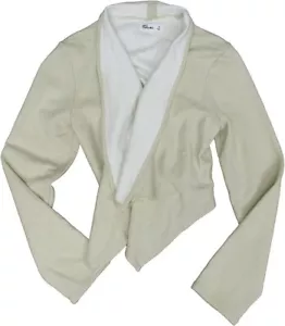 Epic Threads Girls' Metallic Drape-Front Jacket Gold X-Large 61-64" 100-110lbs - Picture 1 of 2