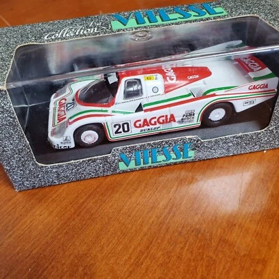 Vitesse 316., escala 1/43 Porsche 956, Gaggia #20 driver-O Larrauri, Brun Motor Foto 1 de 4