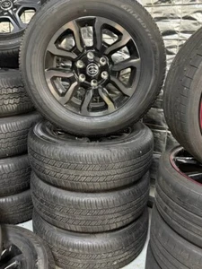5x GENUINE TOYOTA HILUX ROGUE 2024 18" Wheels & DUNLOP PT22 Tyres 4WD PRADO - Picture 1 of 14