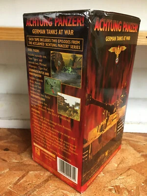 ACHTUNG PANZER! GERMAN TANKS AT WAR VHS 3 tapes WWII Documentary - Image 1 of 2