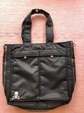 Yoshida PORTER x Mastermind 2Way Tote Bag Black Shoulder Bag Limited Used Japan