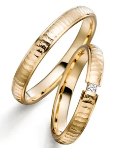 REIF-DESIGN - ELEGANTE TRAURINGE / EHERINGE  - GOLD - GROSSE AUSWAHL IM SHOP - Picture 1 of 1