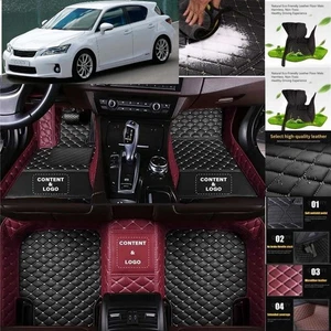 For Lexus CT 200h Car Floor Mats Waterproof Auto Custom Liner Carpets PU Leather - Foto 1 di 28