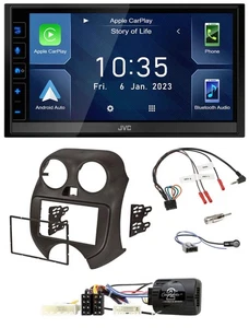 JVC DAB Bluetooth Lenkrad USB 2DIN Autoradio für Nissan Micra ab 10 K13 Telefont - Bild 1 von 12