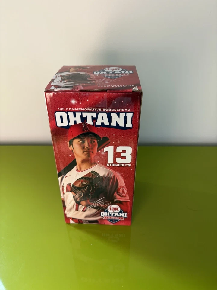 SHOHEI OHTANI BOBBLEHEAD 13 K STRIKEOUTS LOS ANGELES ANGELS SGA 6/22/22 NIB - Image 1 of 4