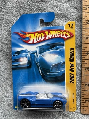 Hot Wheels FORD GT X1 - 2007 First Editions #017 - Blue - SHORT  Free Shipping - Image 1 of 2