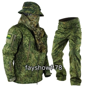 Russian EMR CAMO Suit Green Costume Outdoor Waterproof Breathable Uniform Gift - Picture 1 of 30