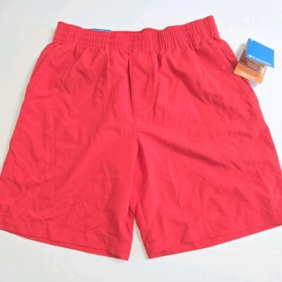 Pantalones Cortos Columbia Para Hombres Omni-Sombra Medianos Rojos Aire Libre Senderismo Nuevos con Etiquetas Foto 1 de 4